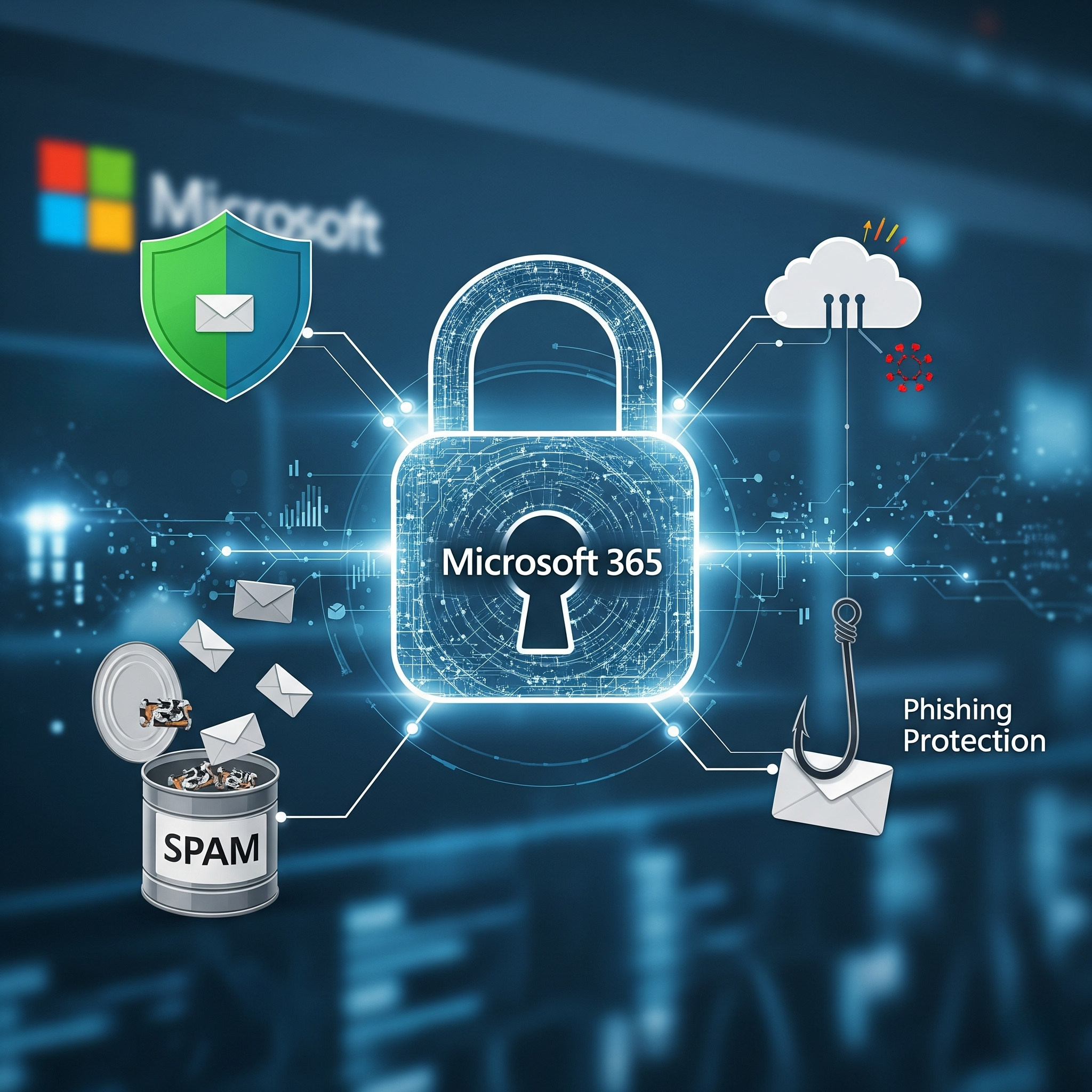 Microsoft 365 ile e-posta güvenliği, Anti-Spam ve Phishing koruması